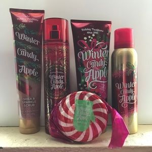 Bath and Body Works Winter Candy Apple Collection